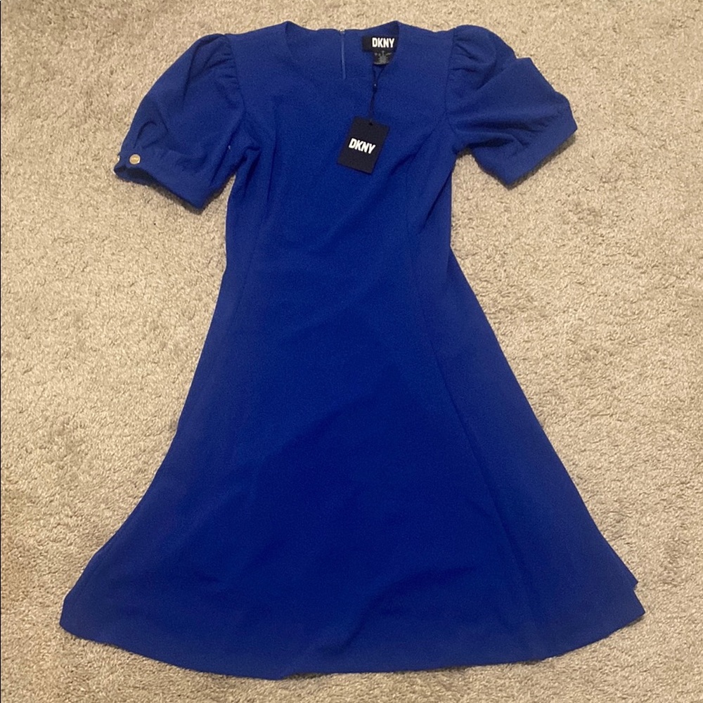 DKNY Women's Blue Dress